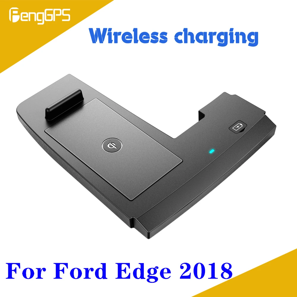 

Quick Wireless Charger For Ford Edge 2018 QI Fast Mobile Phone 10W Hidden Car Dashboard Holder Charging Pad