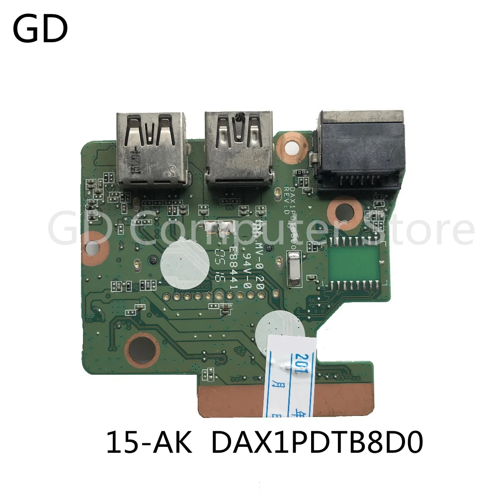 GD оригинал для HP ENVY 15-AK USB плата сетевого интерфейса DAX1PDTB8D0 полностью