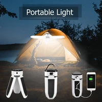 camping lantern portable light led rechargeable flashlight lamp emergency camping light bulb powerful solar or usb