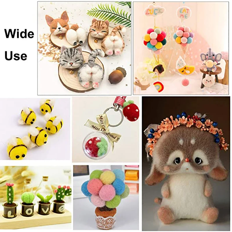 Jiwuo игла для шерсти Felting инструменты стартера Kit с иглой рукоделие ножницы