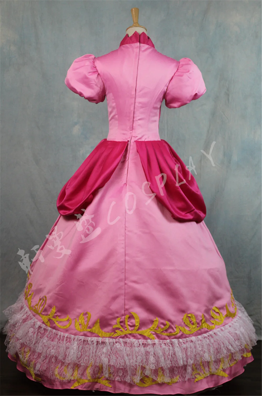 Платье принцессы персикового цвета высшего качества костюм для косплея взрослых