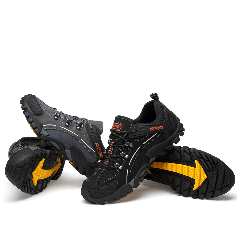 Large Size 39-45 Men's Hiking Shoes Breathable Outdoor Trekking Sneakers Men Mountain Climbing Zapatillas Hombre | Спорт и
