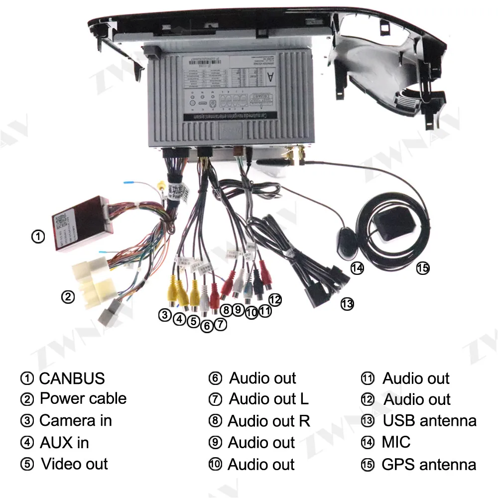 

Tesla Style Big Screen Android 9.0 Car Multimedia Player For MITSUBISHI Outlander 2014-2018 car GPS Audio Radio stereo head unit