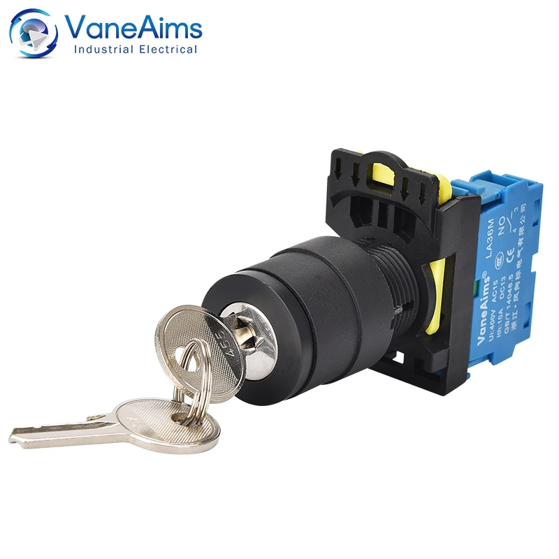 Кнопка включения/выключения вращающаяся кнопка включения 22 мм переключатель