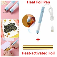 0 81 5mm tip usb heat foil pen heat resistant grip for personalize sentiments paper card making with hot stamping foil 2020