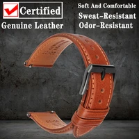 quick release leather watch bands watch accessories for seiko samsung galaxy watch strap active23 watch bracelet