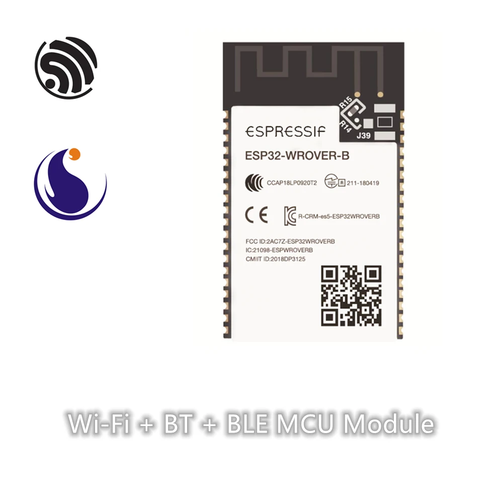 

ESP32-WROVER-B Espressif Systems SoC Dual-core Wi-Fi & BT/ Bluetooth LE module Serial port transparent transmission wireless