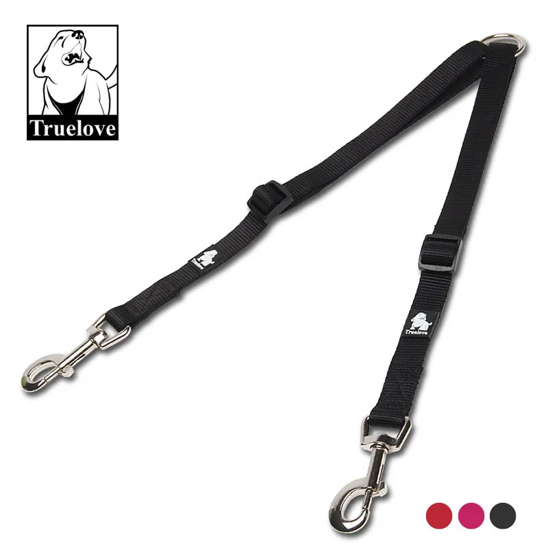 

Truelove Nylon Adjustable Double Dog Leash for Two Dogs Running No Tangle Pet Lead Training Running for Dogs Dropshipping Orange