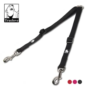 Нейлоновый Регулируемый двойной поводок Truelove для двух собак, не спутывается, свинцовый поводок для дрессировки собак, Прямая поставка, оранжевый