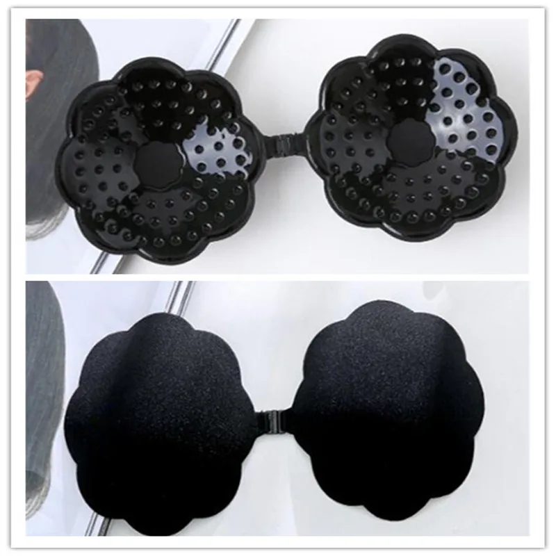 Силиконовый латексный бюстгальтер-невидимка с защитой от ударов дышащий