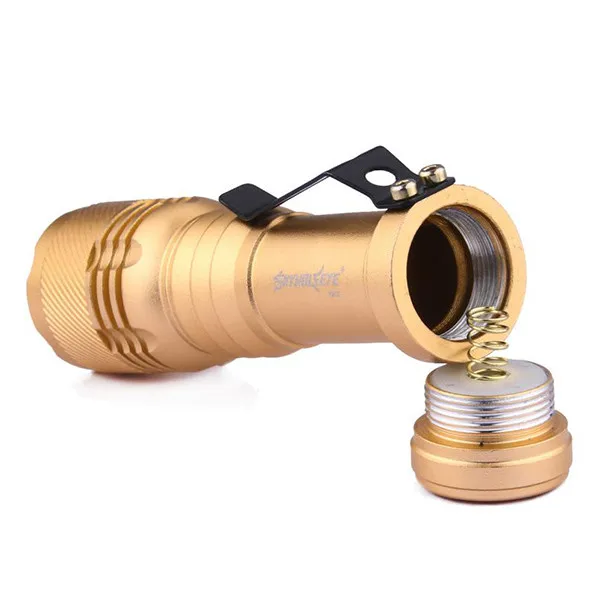 Супер яркий светильник для вспышки мини светодиодный водонепроницаемый 6000lm Cree Q5