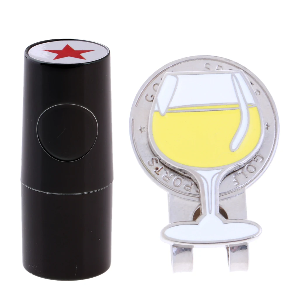 Мяч для гольфа штамп маркеры уплотнение & мяч маркер с шляпой клип|Мячи гольфа| |