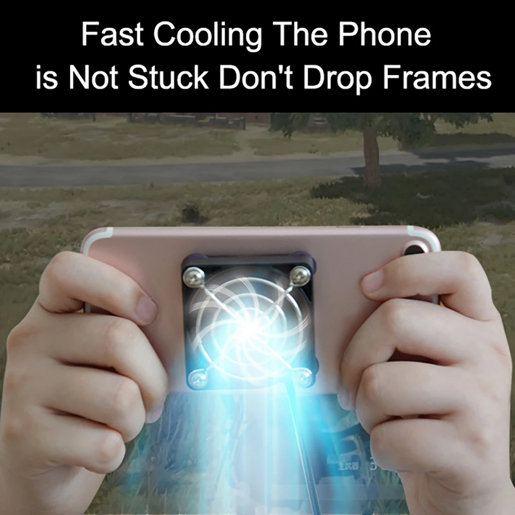 Phone Radiator Gaming Universal Cooler Adjustable Portable Fan Holder Heat Sink for iPhone Samsung Huawei | Электроника