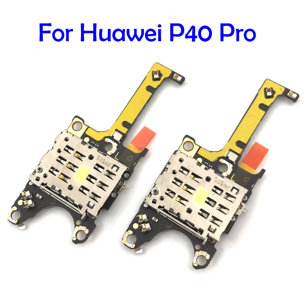 

SIM Card Reader Holder Slot Flex Ribbon Cable Connector Board For Huawei P40 Pro With Microphone Flex
