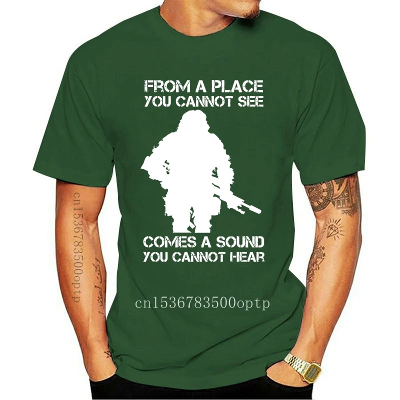 

Новые забавные футболки, американская снайперская футболка 2-го поколения 2А, Мужская футболка