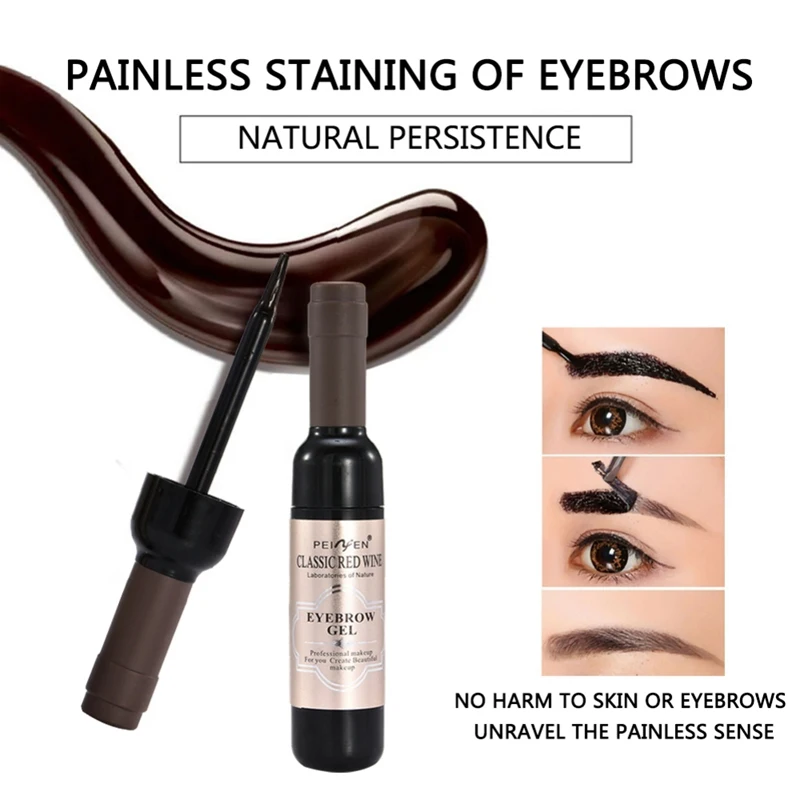 

2019 New Semi-Permanent Tear-Browed Eyebrow Glue Eyebrow Type Not Blooming Dyeing Eyebrow Gel Recommend