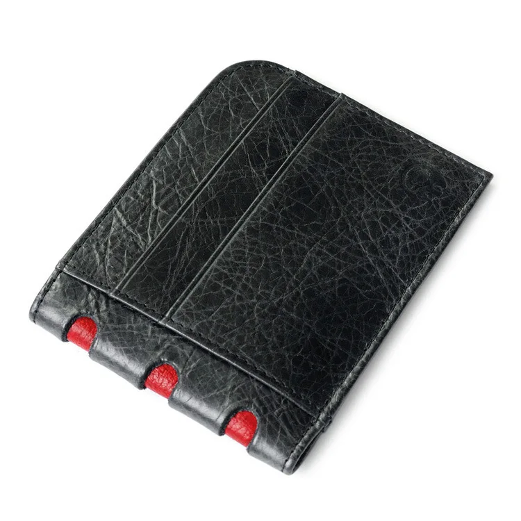 Короткий Мужской кошелек из натуральной кожи с кошельком для монет брендовый