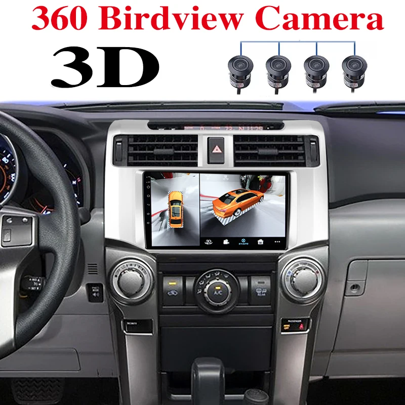 

Для TOYOTA 4runner N280 Автомобильный мультимедийный GPS радио навигации NAVI плеер интегрированы CarPlay 360 BirdView 3D