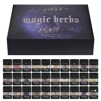 witchcraft wicca supplies kit 30 kinds of herbs witchcraft supplies 16 kinds of magic herbs and crystal spoon for wicca suppli