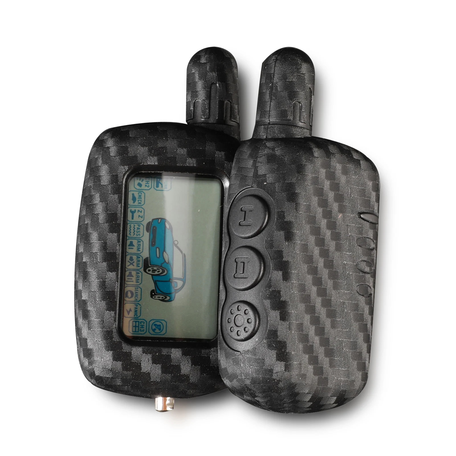 Bilchave углеродного волокна силиконовый пульт дистанционного ключа чехол Брелок