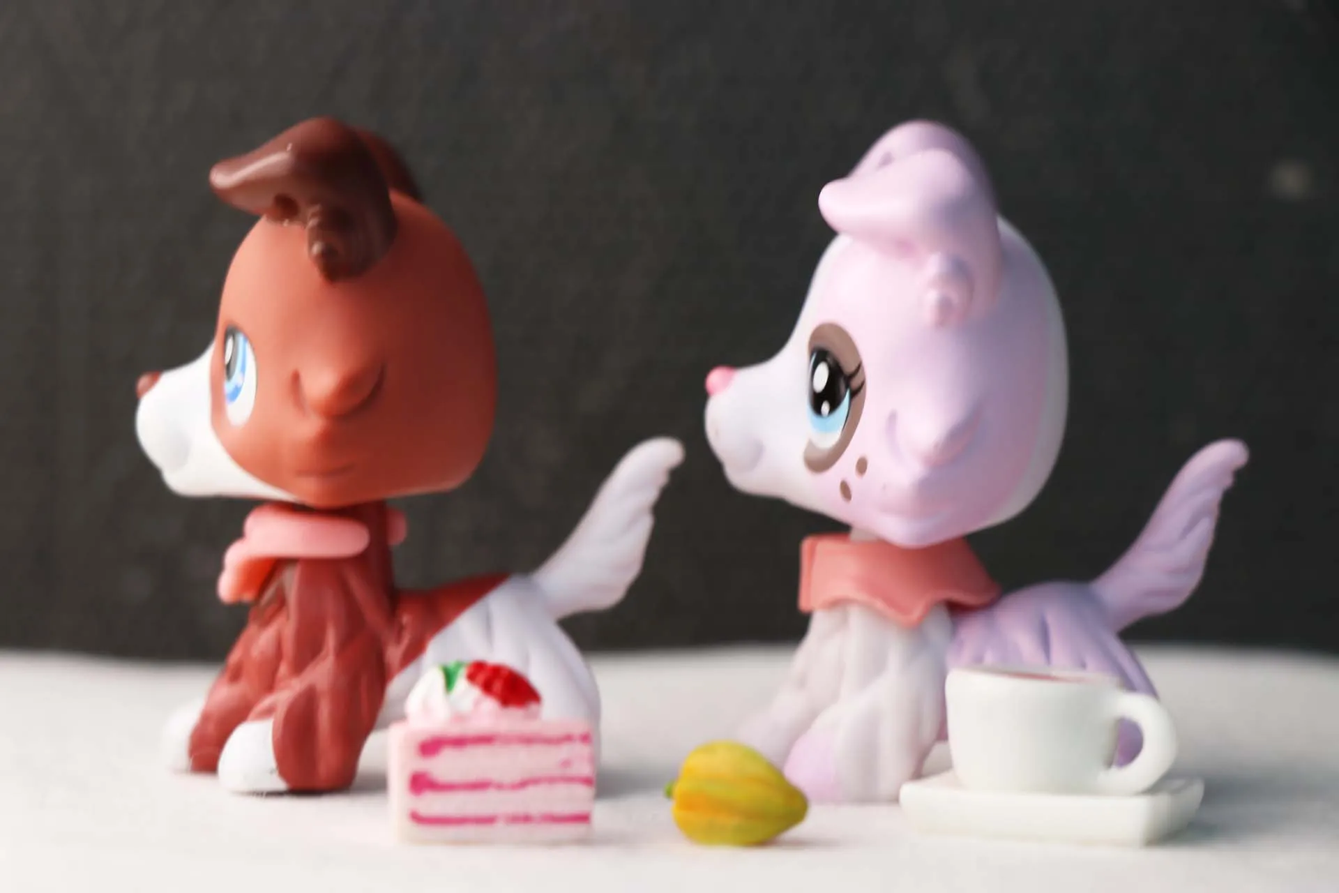 Кофейный колли и ваниль на заказ 2 шт. персонализированных редких фигурок одуб с 6