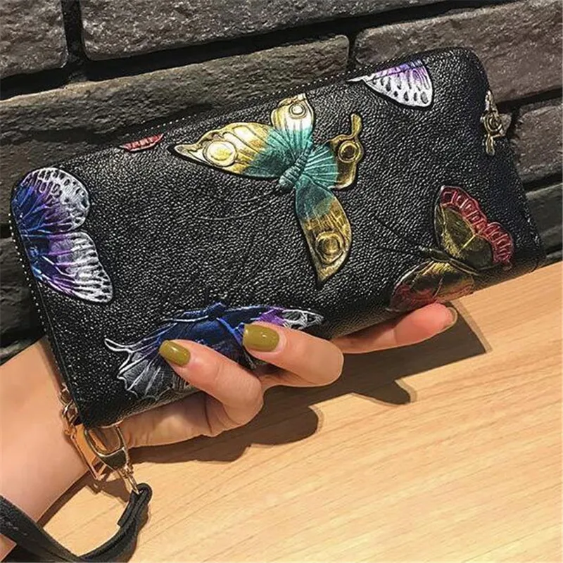 женские кошельки из искусственной кожи роскошный брендовый кошелек клатч