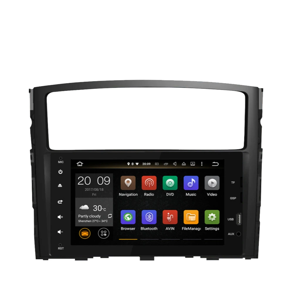 

Octa Core Android 11 Car GPS Navigation For Mitsubishi Pajero V97 2006-2015/Montero Multimedia DVD Player Radio Head Unit