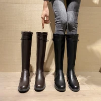 but knee womens long boots womens 2021 new autumn martin boots are thin boots spring and autumn single boots knight boots