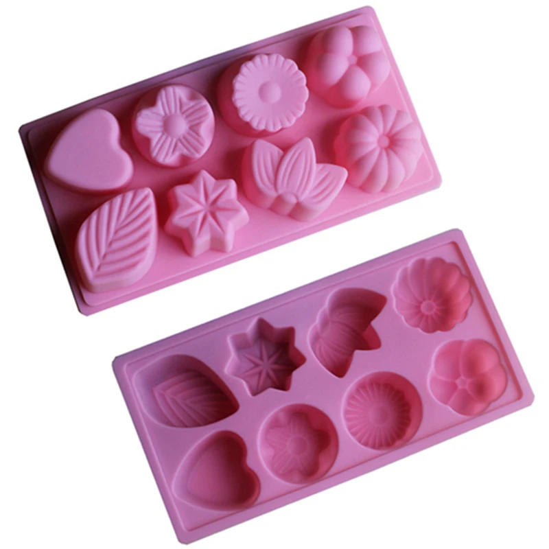 1 шт. силиконовая жаропрочная посуда 8 не даже нижний правый угол цветок листья