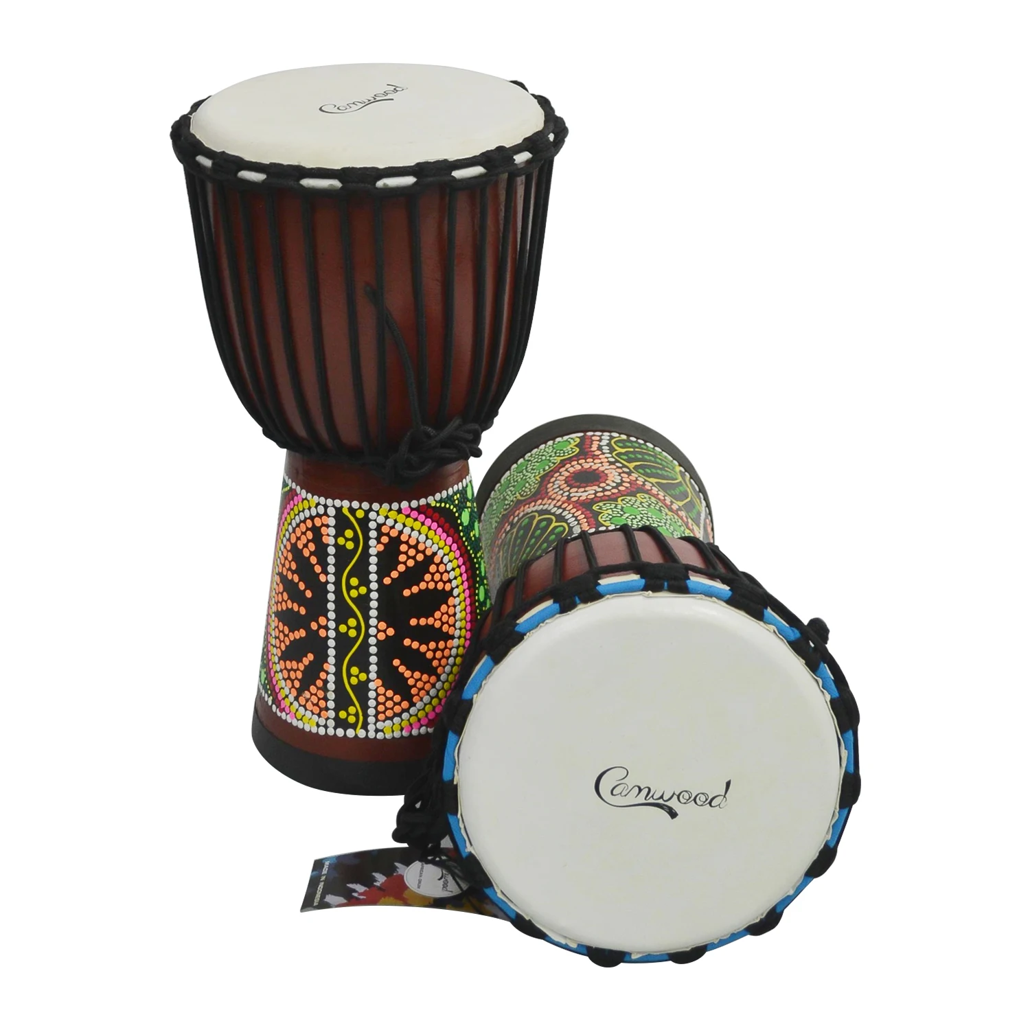 Деревянный Африканский барабан Camwood 8/10/12 дюймов Djembe ударный музыкальный