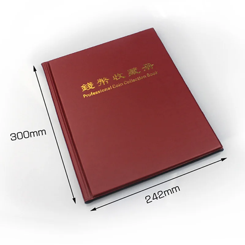 Альбом для монет PCCB 200 шт. картона высокое качество Профессиональная Книга