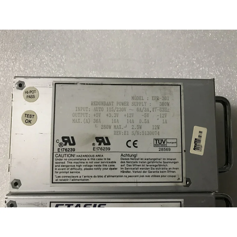Серверный блок питания для ETASIS EPR-301 300 Вт высокое качество полностью