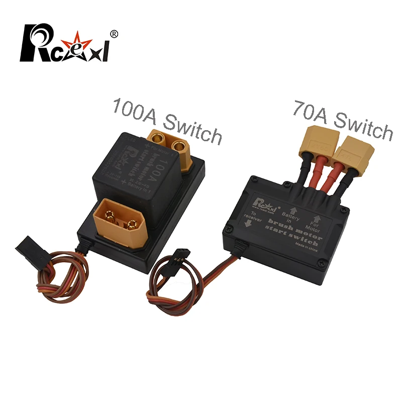 Rcexl 70A /100A переключатель запуска щеточного двигателя V2.0 для модели RC|Детали и