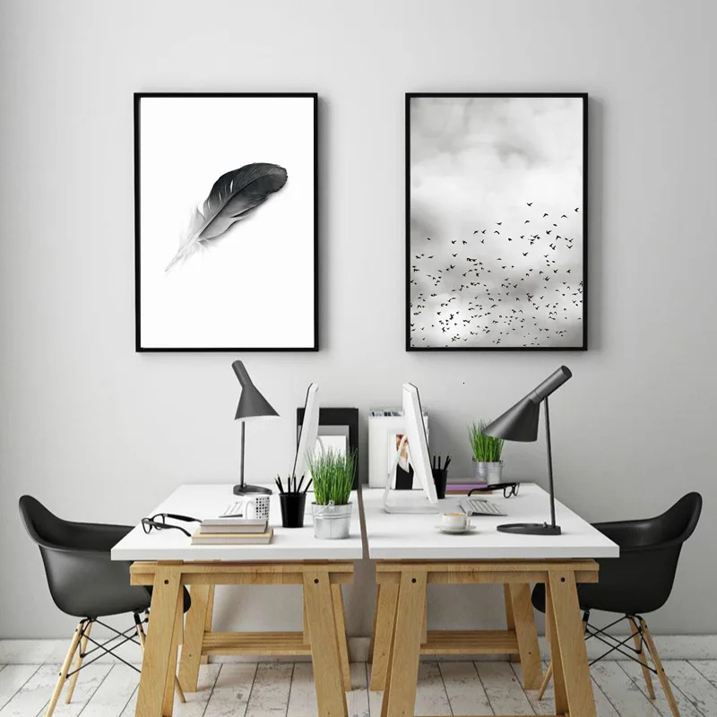Ветер Современный Лаконичный перо птица парусный оригинальность пейзажи