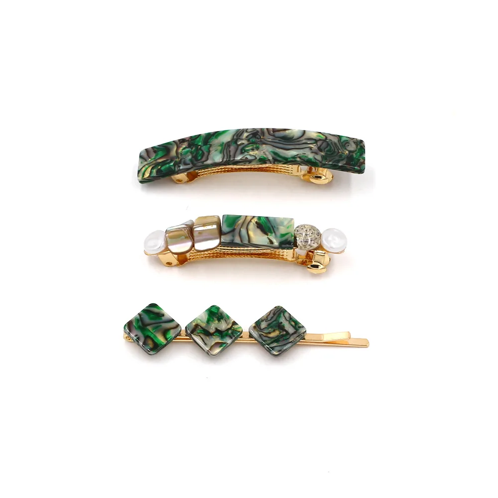 Модный акриловый зажим для волос крутая Весенняя заколка длинный