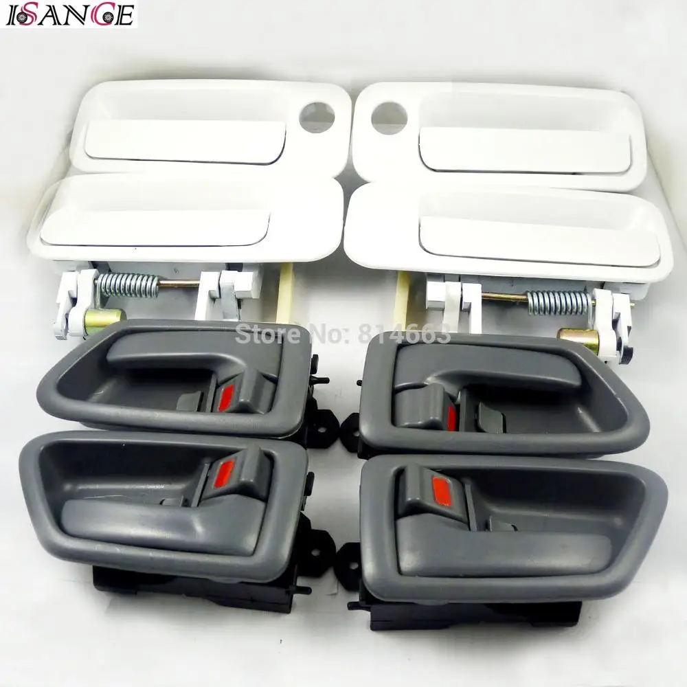 Новинка набор ручек наружной и внутренней двери 69206AA010 69206 AA010 для Toyota Camry 1997 1998 1999
