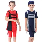 3 шт., мусульманские длинные купальники для девочек