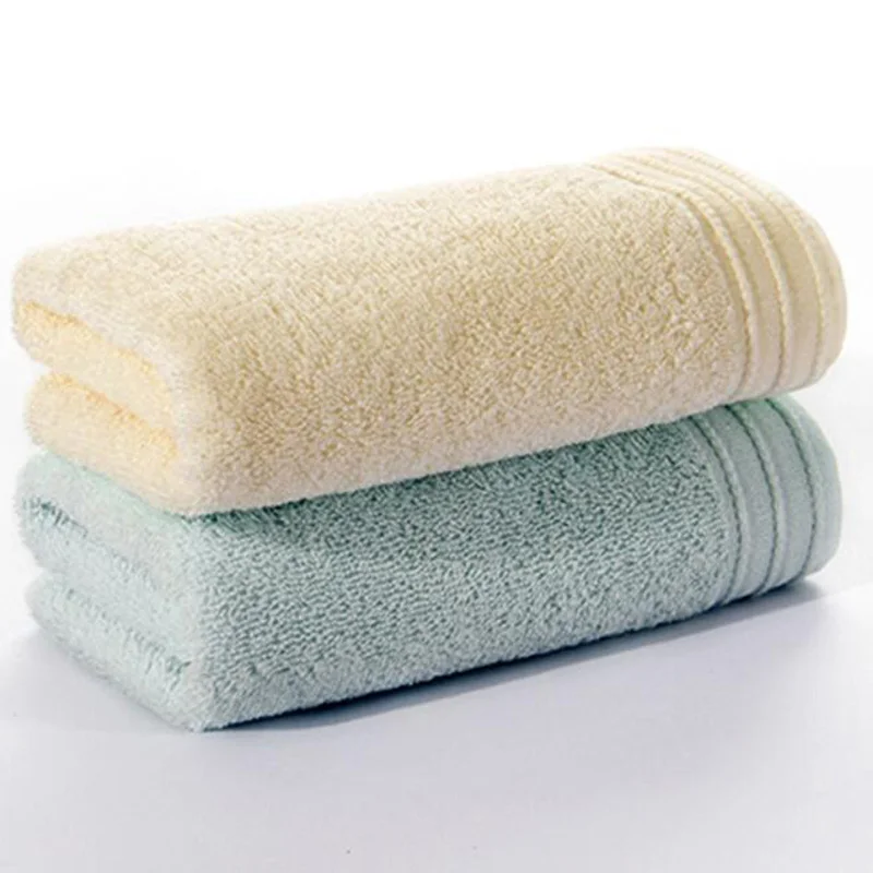 

1 Piece 32x70cm Cotton Face Towels General Towels Soft Hand Hair Towels Healthy Family Hotel Use 12.6"x27.6"