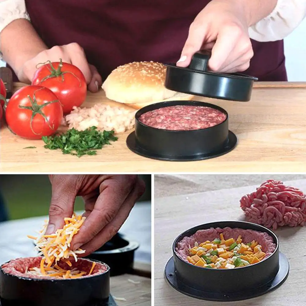 Кухонный круглый пресс для гамбургеров из АБС пластика мяса и говядины