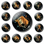 12 созвездий 30 мм магнит на холодильник знак зодиака Телец подарок на день рождения держатель для записей магнитные наклейки на холодильник домашний декор