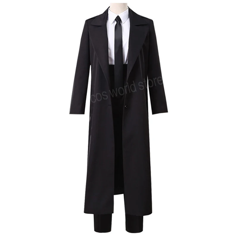 Мужской тренчкот с изображением аниме бензопилы Makima Angel Костюм для косплея