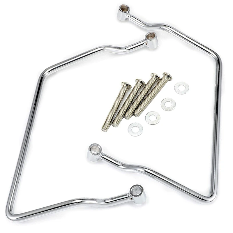 Универсальная сумка седло 240 мм с креплением на кронштейны для Sportster Fatboy Dyna Softail