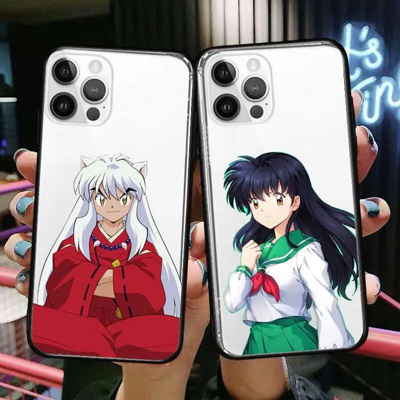 

Inuyasha anime Anime Style Phone Case cover For iphone 11 pro max Cases 12 8 7 6 s XR PLUS X XS SE 2020 mini Transparent cell