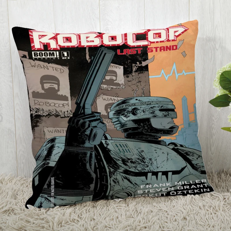 Индивидуальный чехол для подушки RoboCop из полиэстера декоративный s Подушка на
