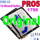 Оригинальный ЖК-дисплей для Microsoft Surface Pro 5 1796, Lcd дисплей кодирующий преобразователь сенсорного экрана в сборе LP123WQ1 для Microsoft Surface Pro5