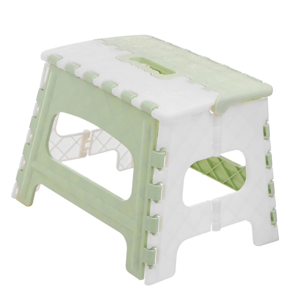 Plastic Folding Step Stool with Handle Portable Collapsible Small Foot Bathroom Stepping Stools for Kid |