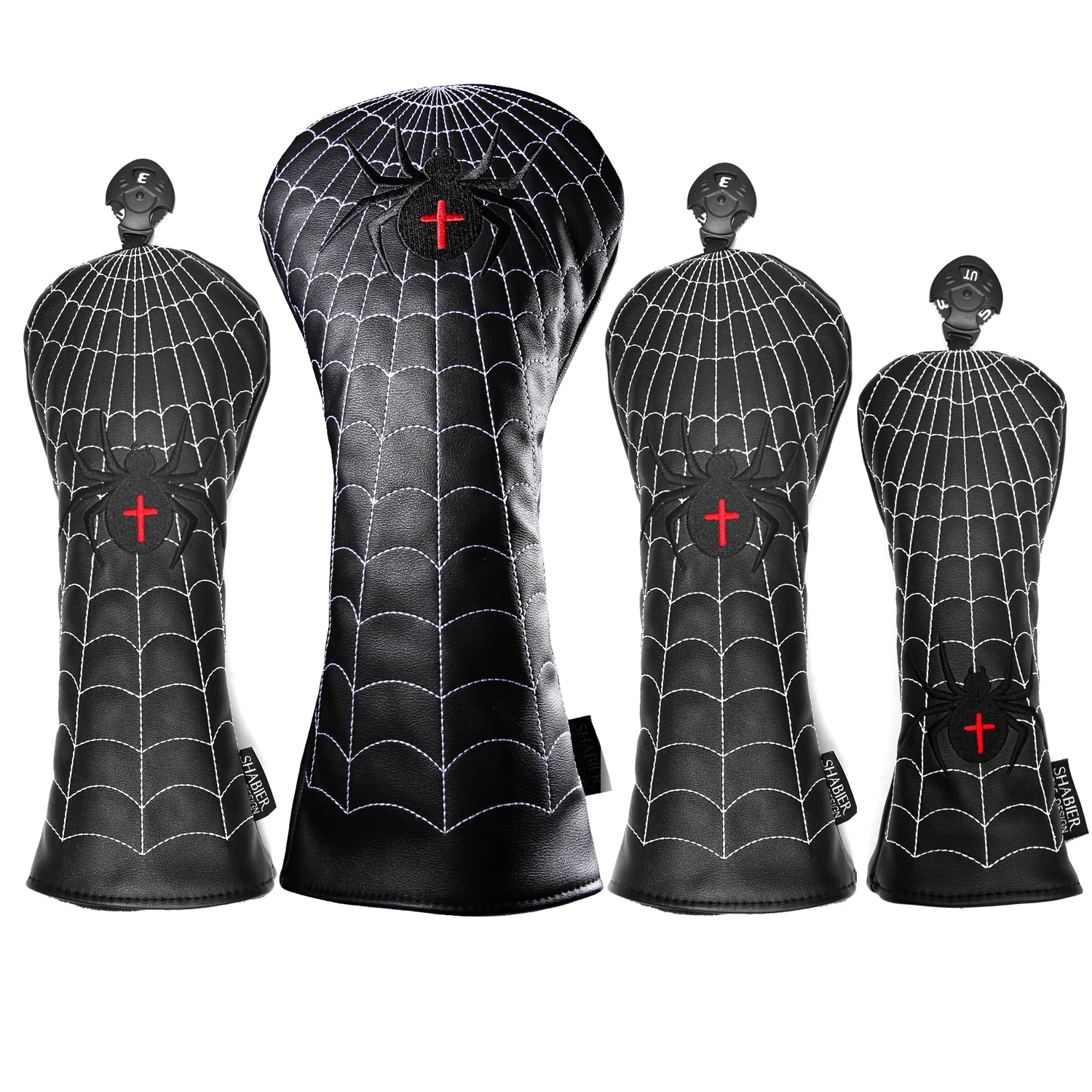 Чехол с изображением паука и клюшки для гольфа |