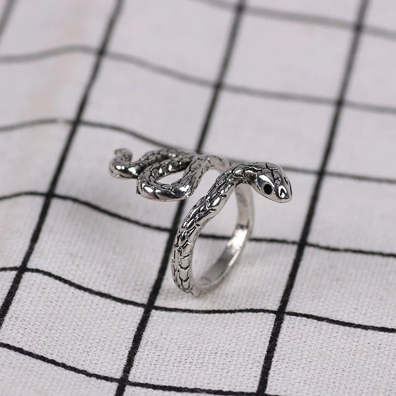 2020 последнее мужское кольцо из сплава животного форма змеи Регулируемая Ретро