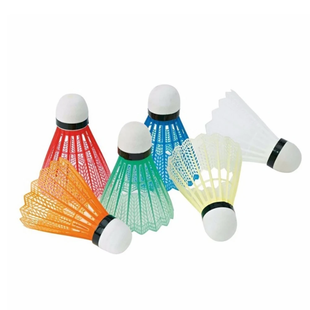 

12 PCS Per Set Outdoor Supplies Colorful Foam Badminton Plastic Ball Travel Out Sport Training Shuttlecock