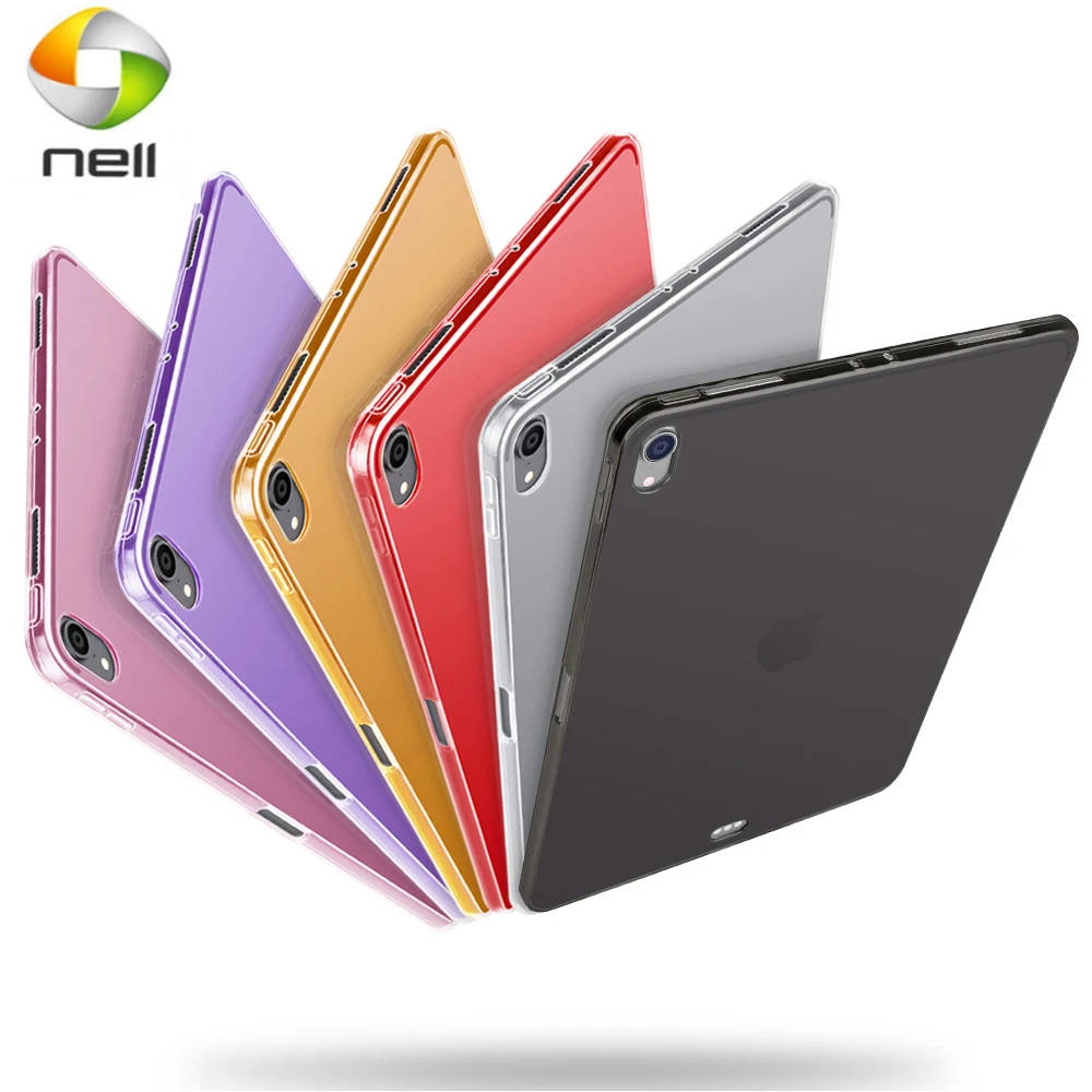

Мягкий силиконовый чехол для iPad Air 4, 2020, 10,9 дюйма, прозрачный, 2 шт.